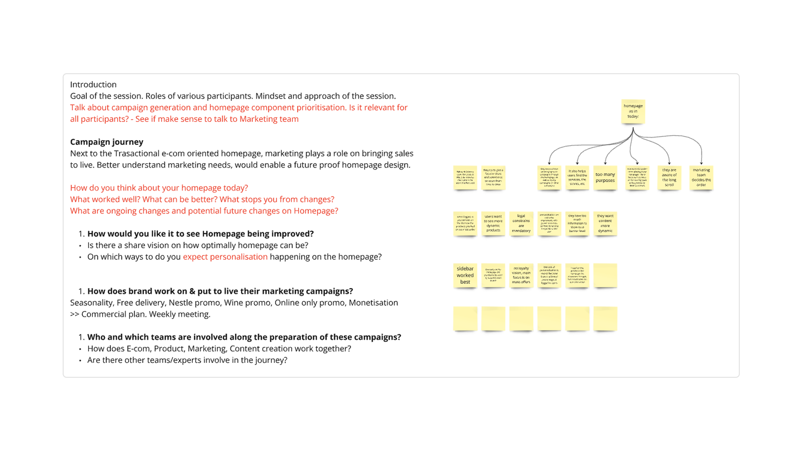 Brand workshops