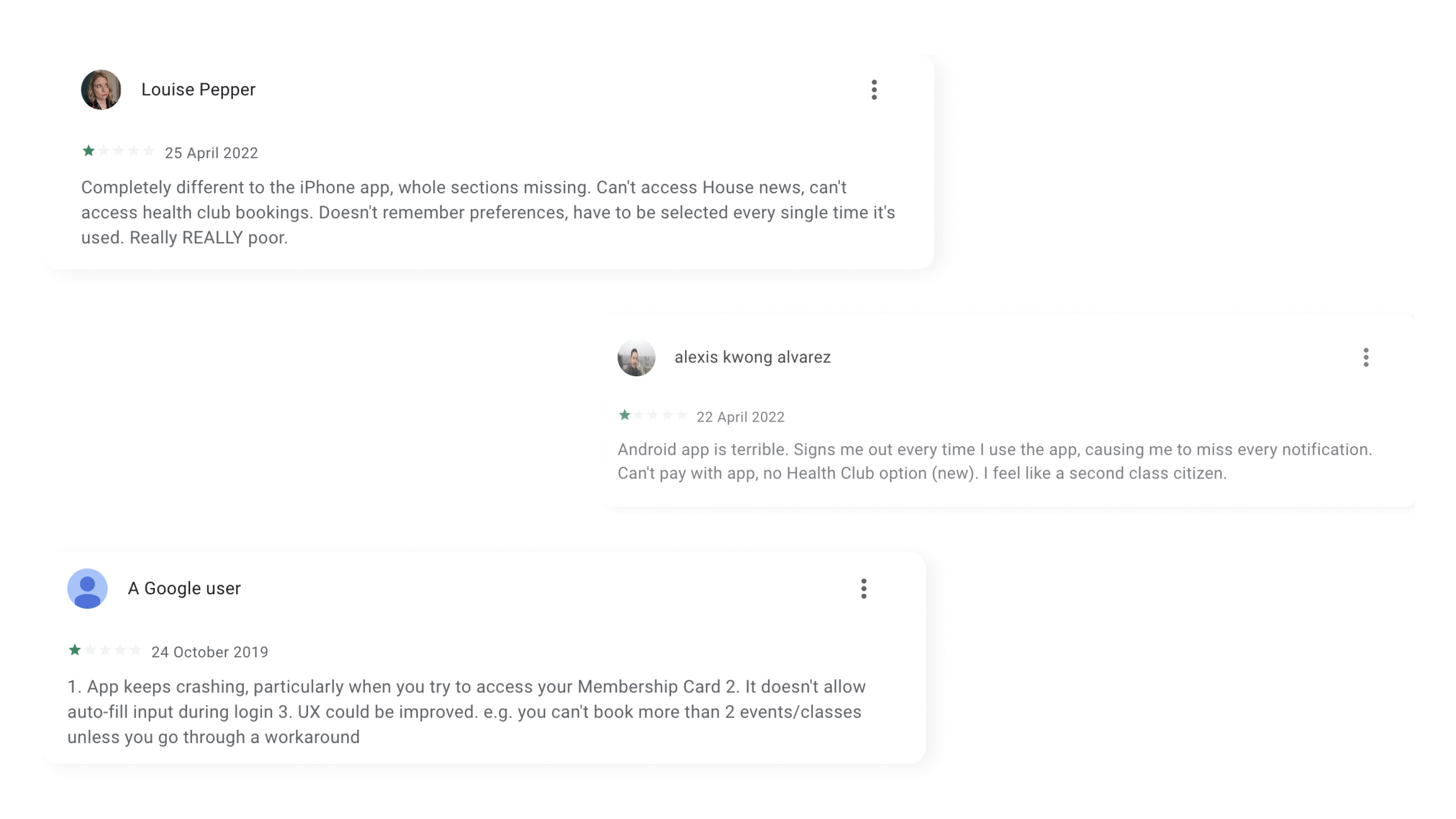 Soho House platform research and member feedback